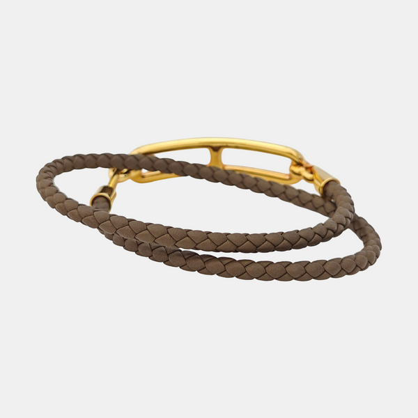 Roulis Leather Green Bracelet