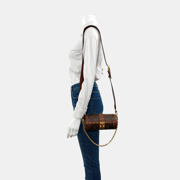 PAPILLON 19 Monogram Coated Canvas Brown