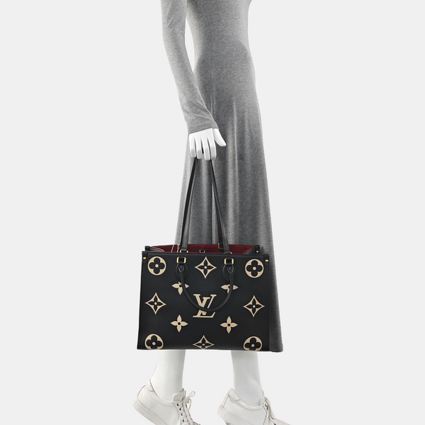 ONTHEGO MM Monogram Calfskin Black