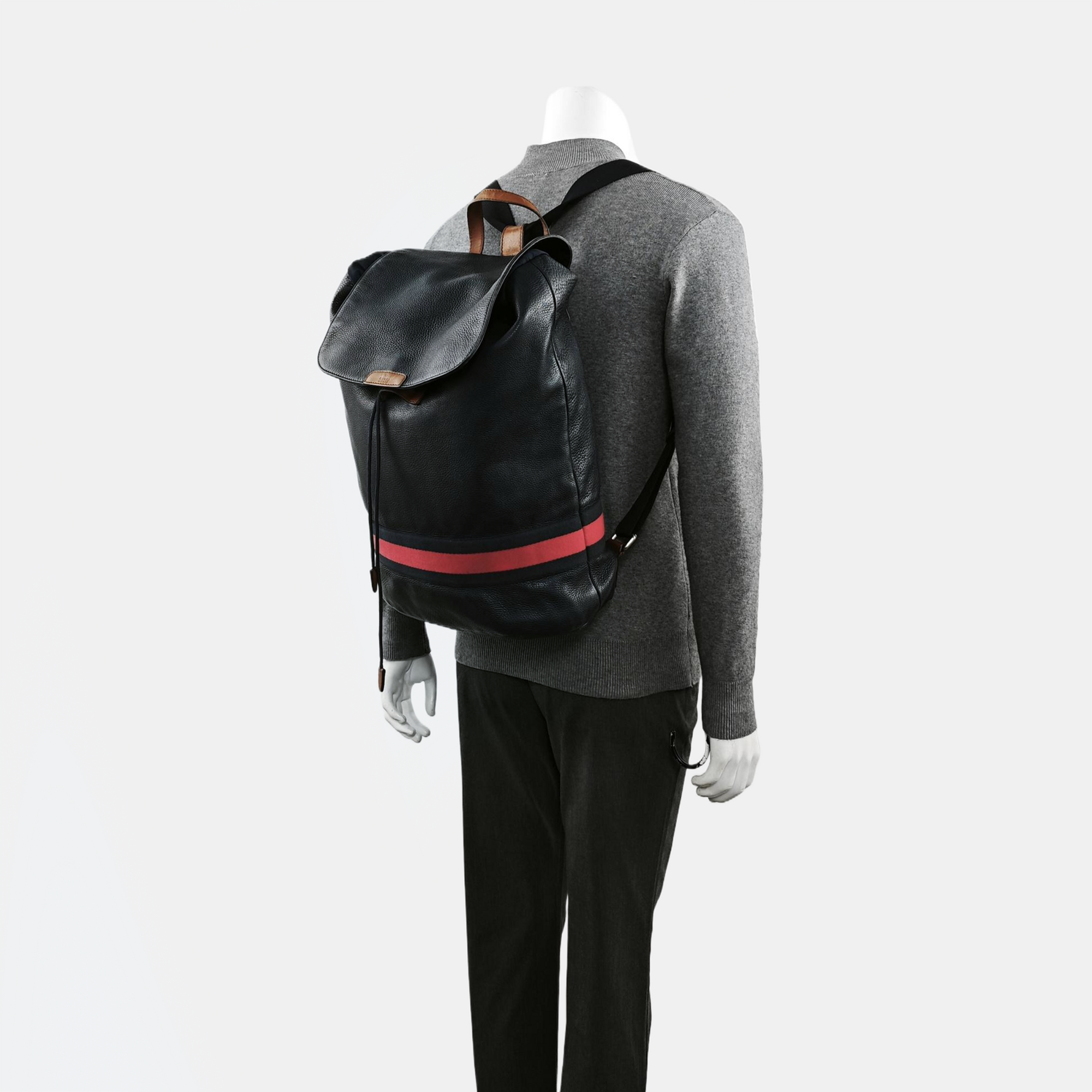 Calfskin Backpack Blue