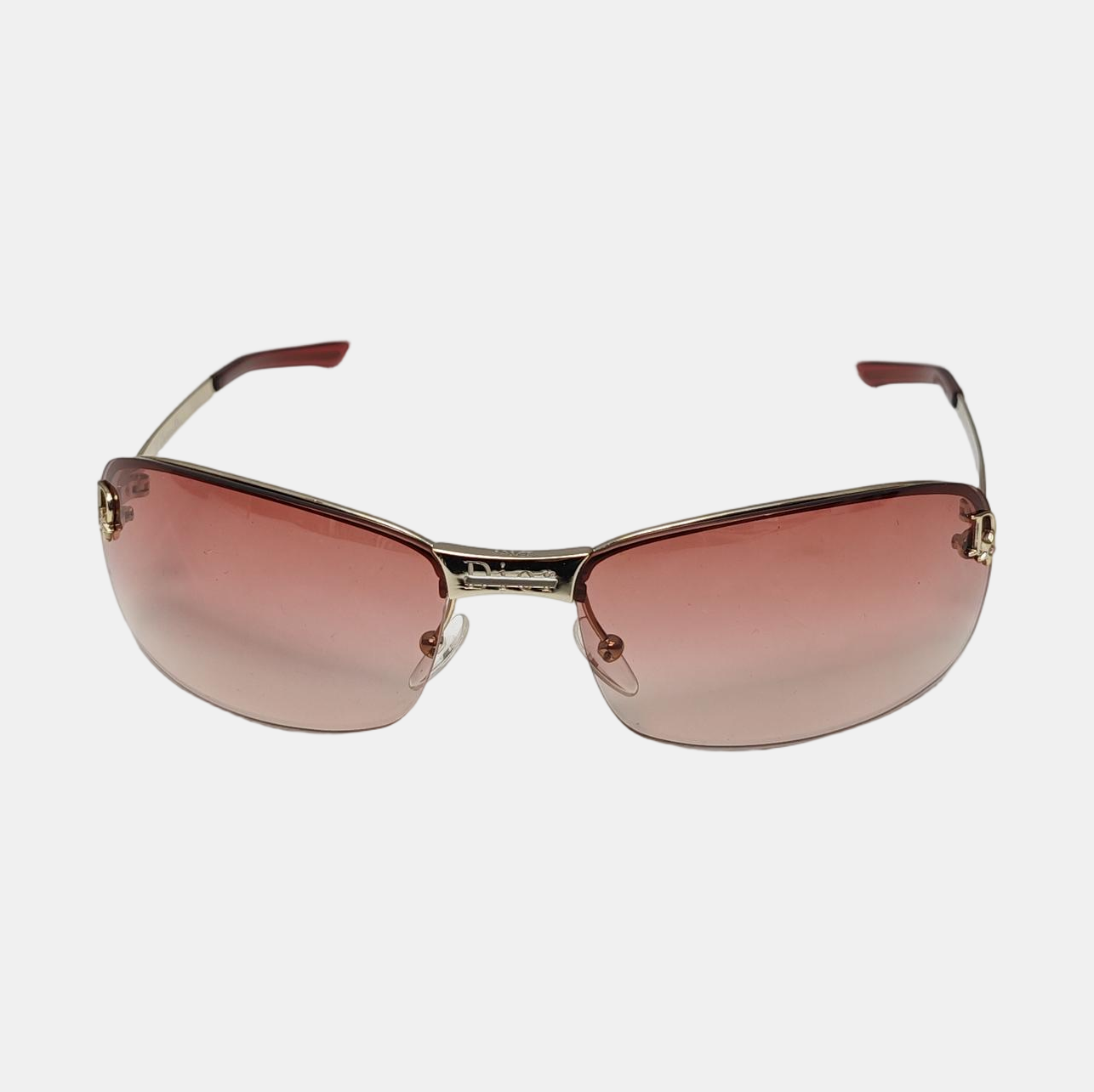Metal Sunglasses Red