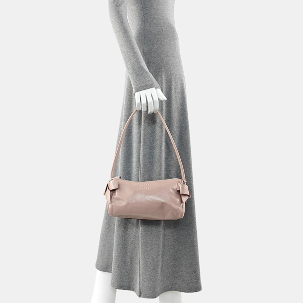 Calfskin Shoulder Bag Pink