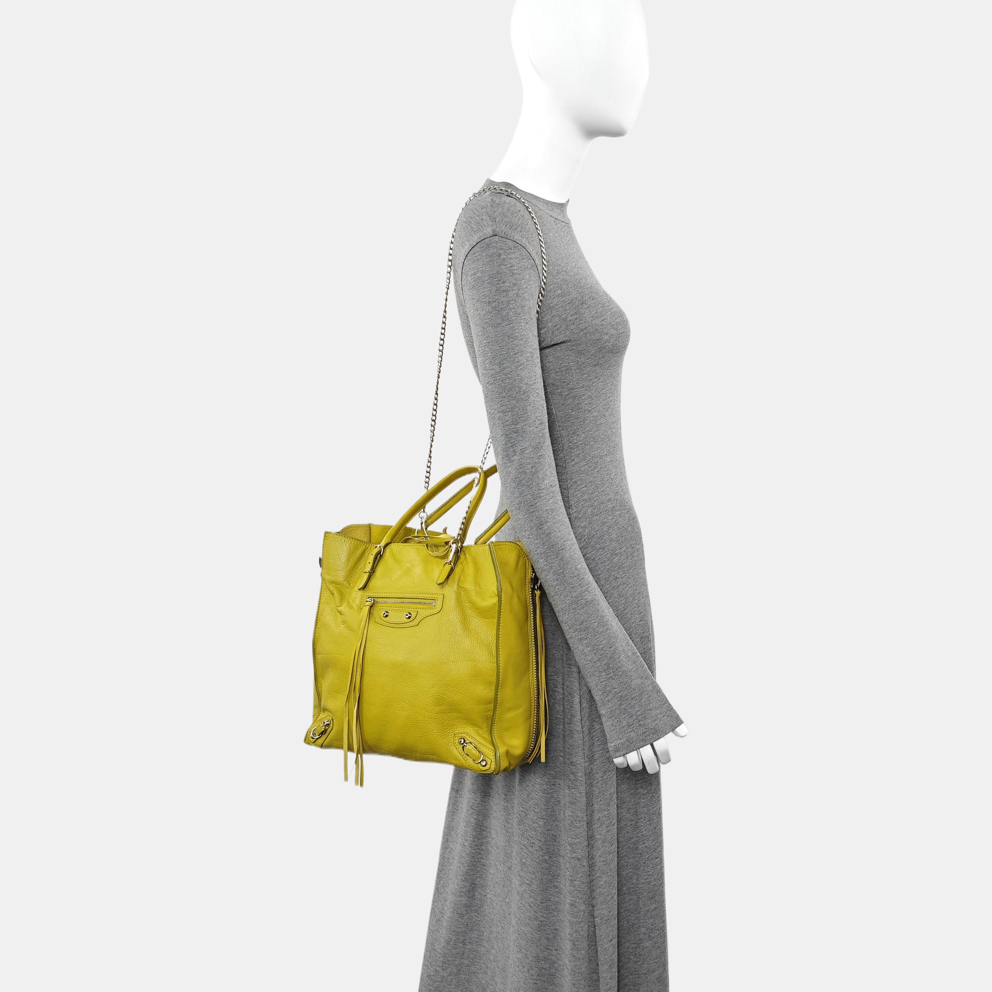 Classic City Small Lambskin Green