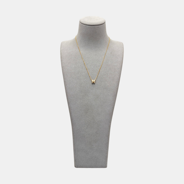 Pop H Metal Gold Necklace