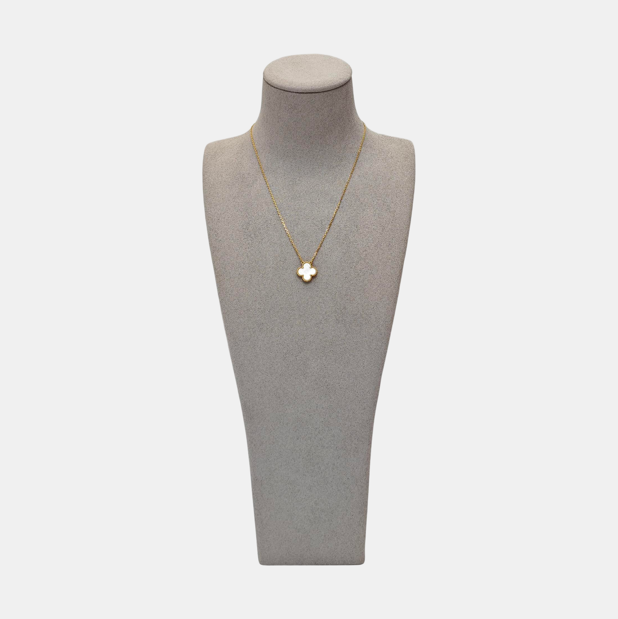 Vintage Alhambra 18k Gold Necklace