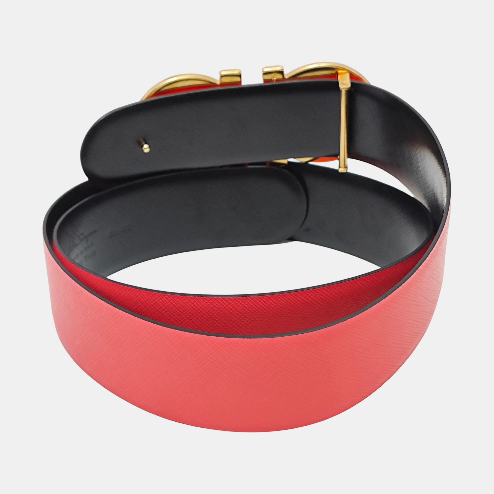 Leather Belt Red