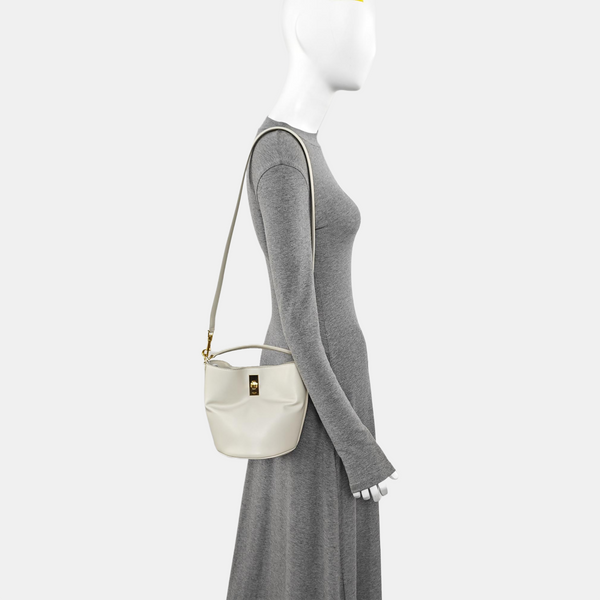 CAMILLE 16 Calfskin White