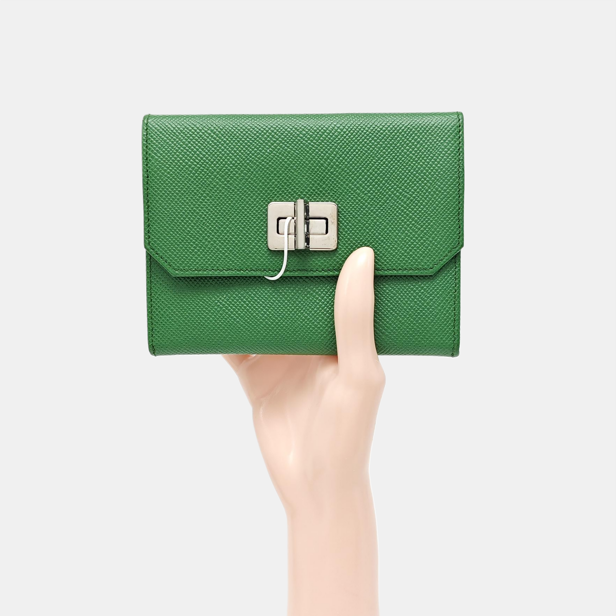 Calfskin Wallet Green