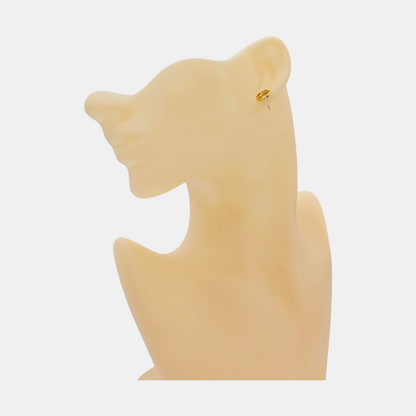 Metal Gold Stud Earrings
