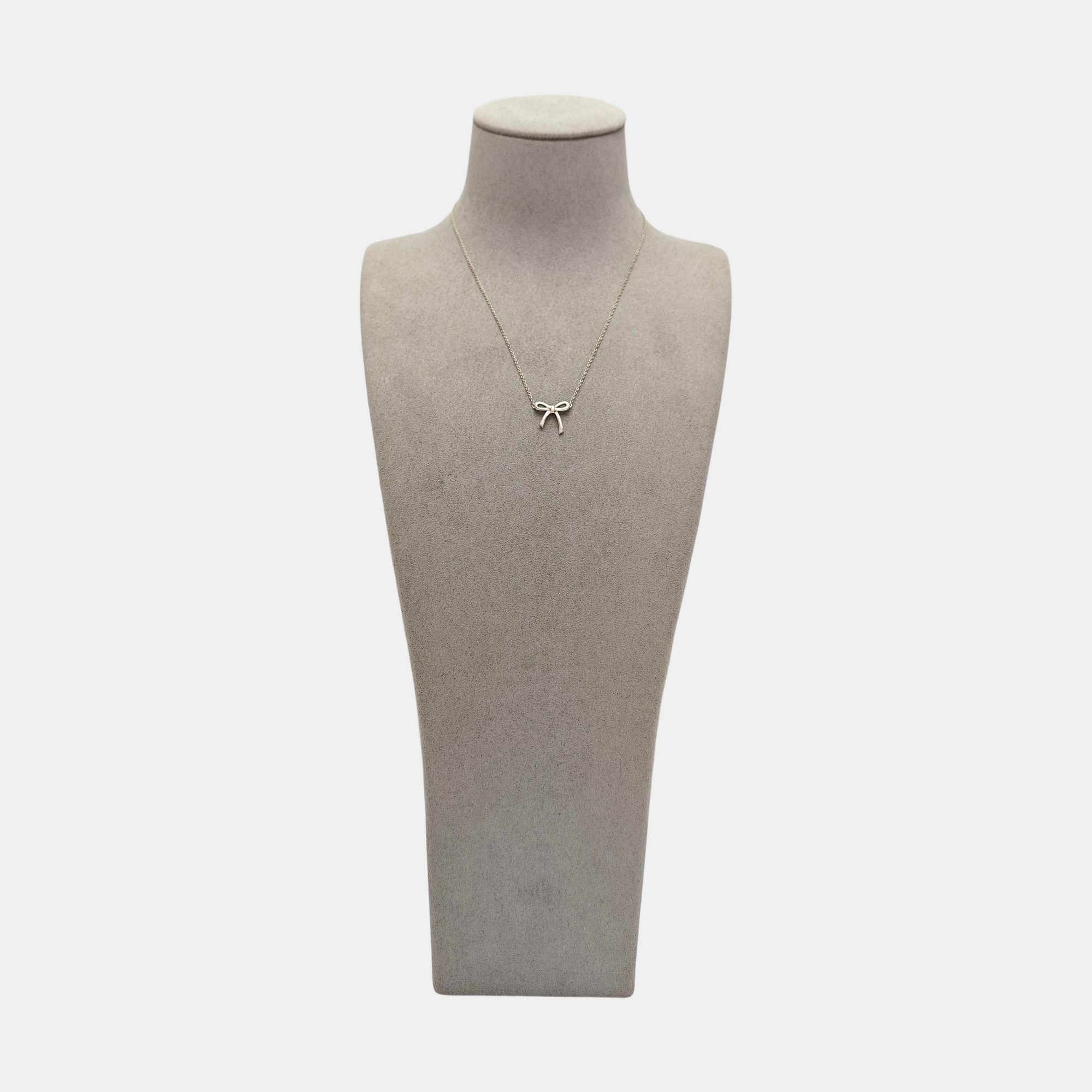 Tiffany Bow 925 Sterling Silver Necklace
