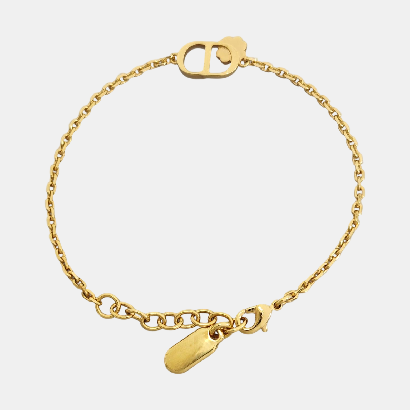 Petit CD Metal Gold Bracelet