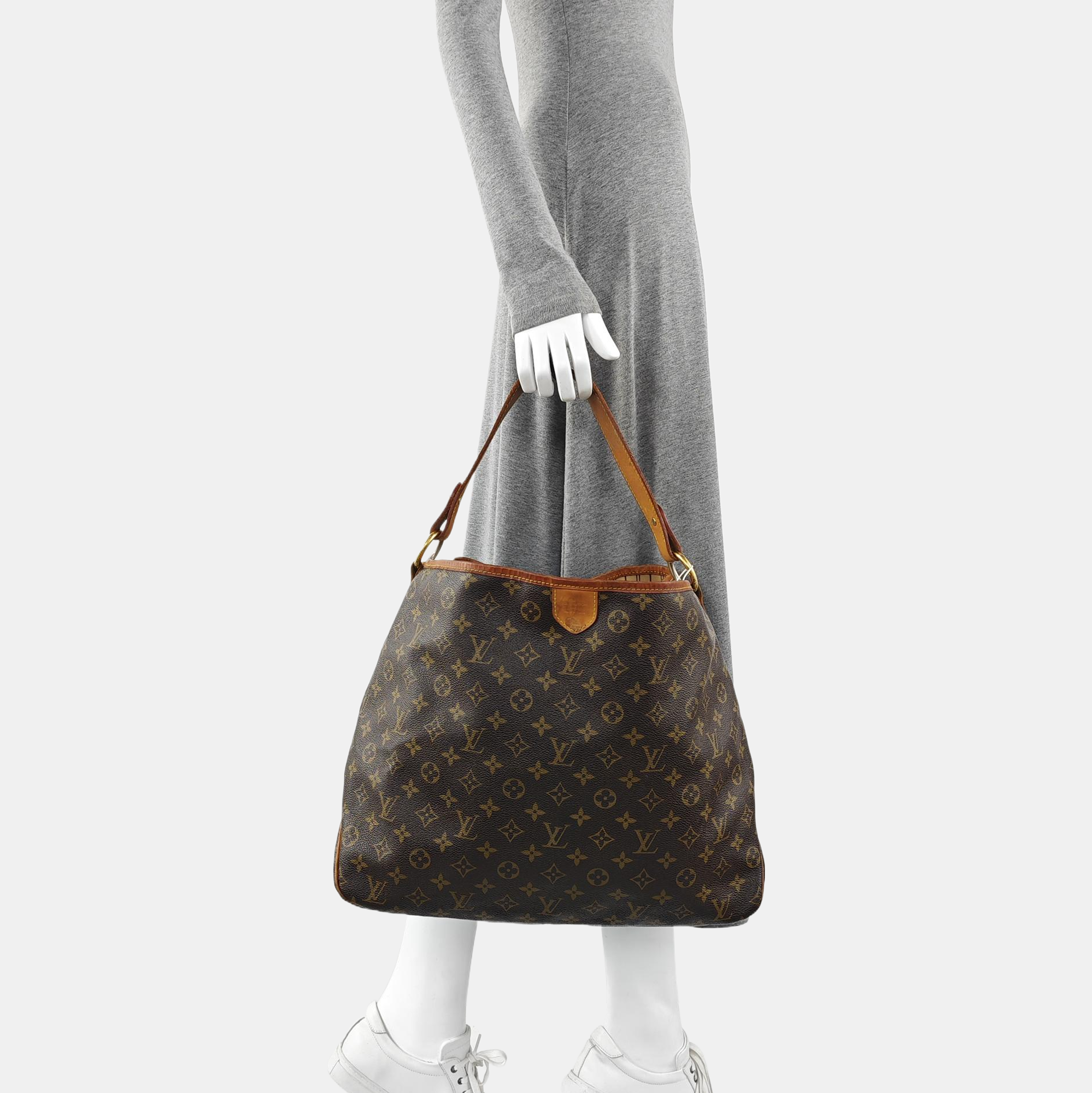 DELIGHTFUL Monogram Coated Canvas Brown