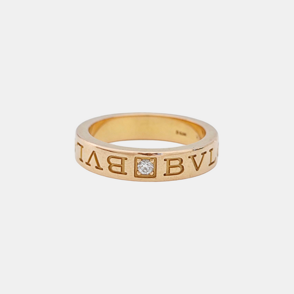 B.ZERO1 18k Rose Gold Ring EU 51