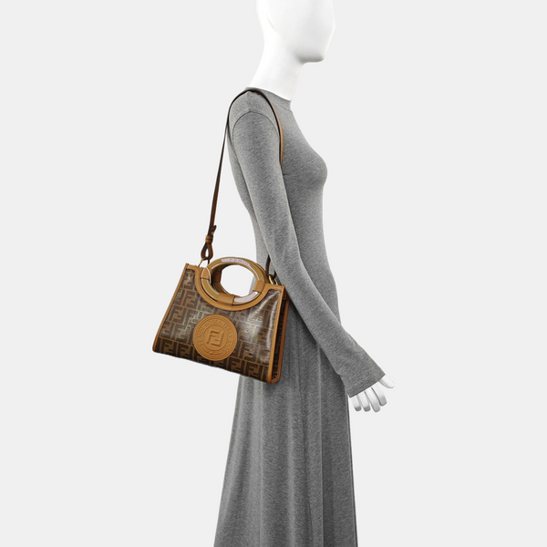 Runaway Small Coated Canvas Brown