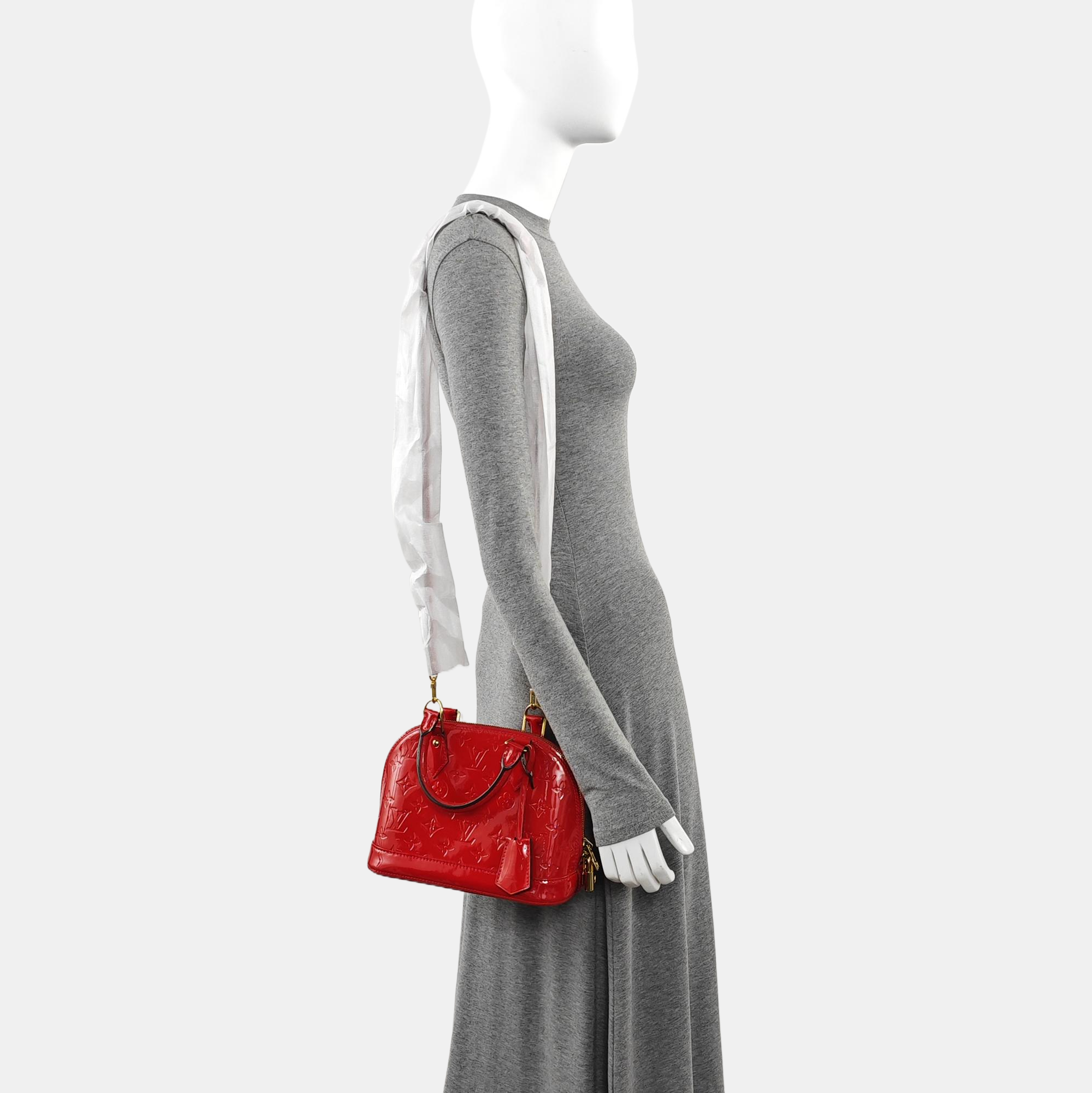 ALMA BB Monogram Charol Rojo