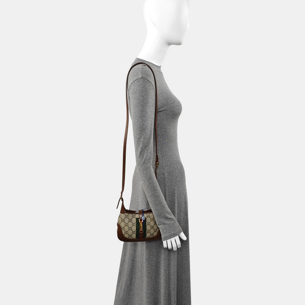 Jackie 1961 Lona Revestida Mini Monograma Beige