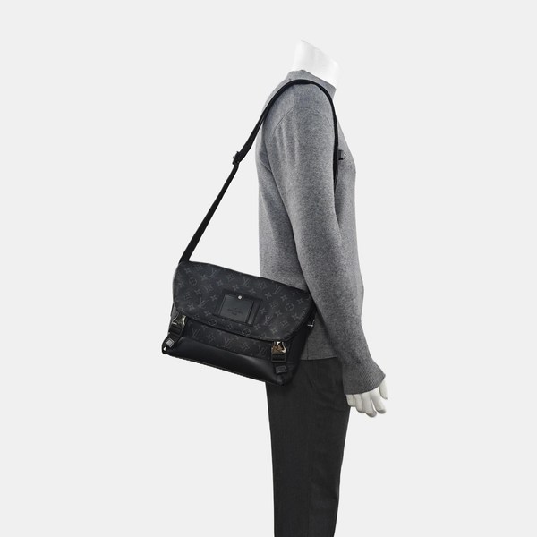 VOYAGER PM Monogram Coated Canvas Black