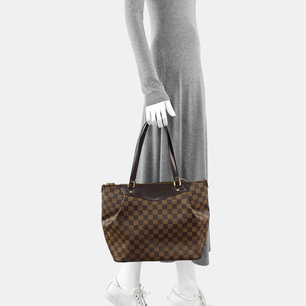 WESTMINSTER GM Damier Ebene Coated Canvas Brown