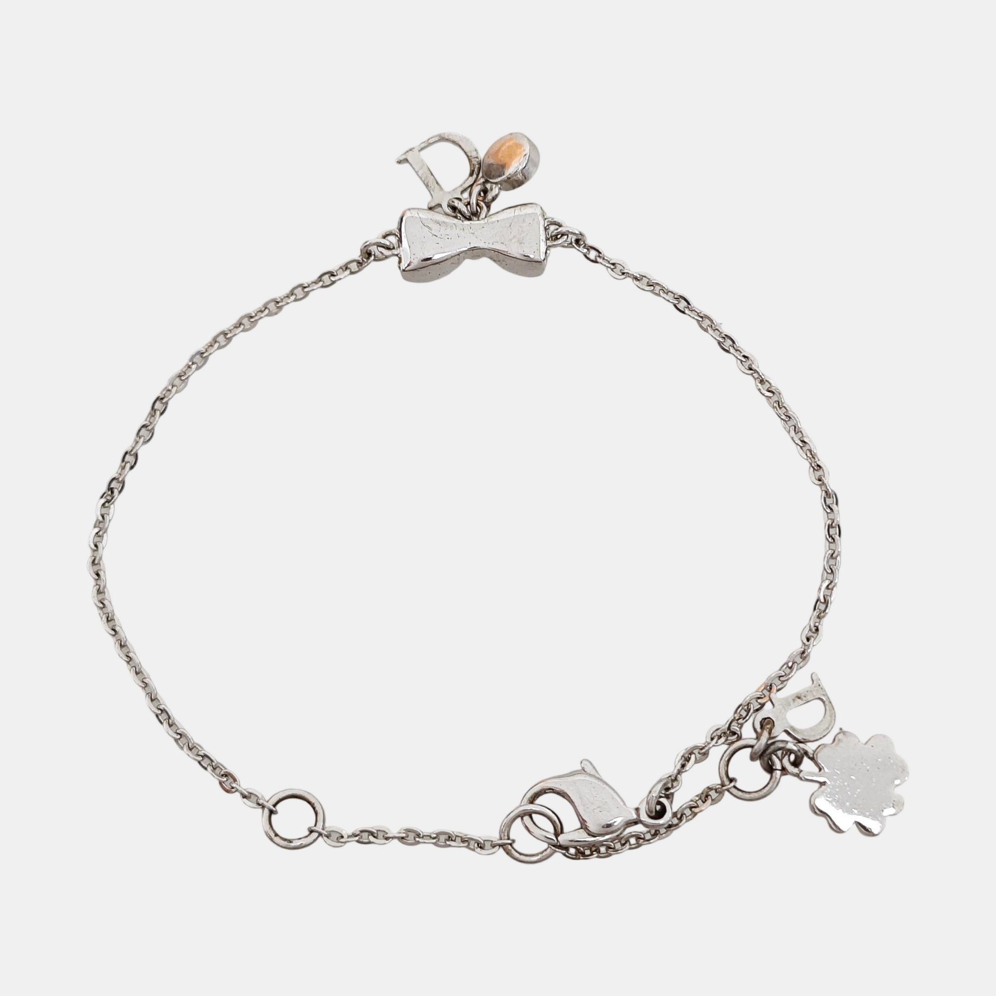Bow Metal Silver Bracelet