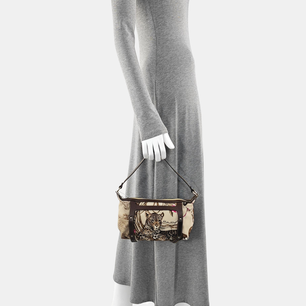 Nylon Top Handle Bag Multicolor