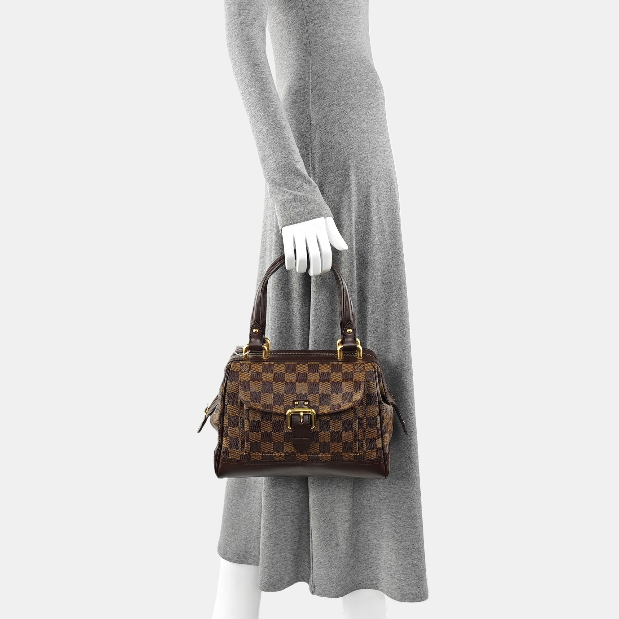 KNIGHTSBRIDGE Damier Ebene Coated Canvas Brown