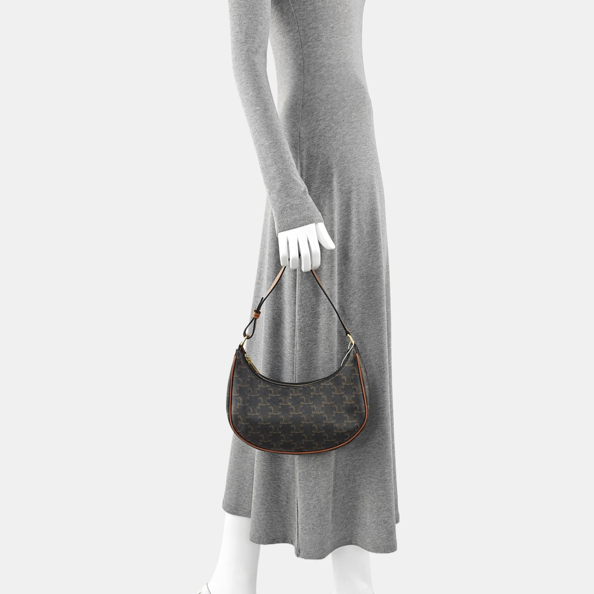 AVA Small Coated Canvas Brown