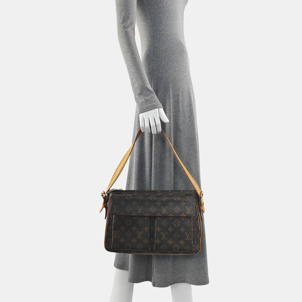 VIVA CITE Monogram Coated Canvas Brown