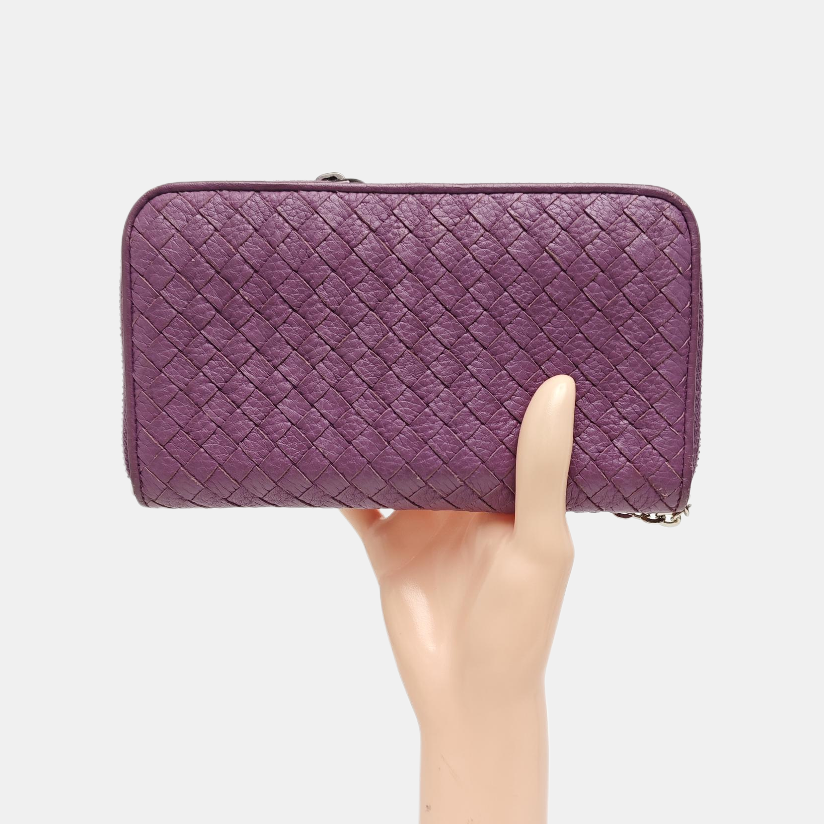 Lambskin Wallet Purple