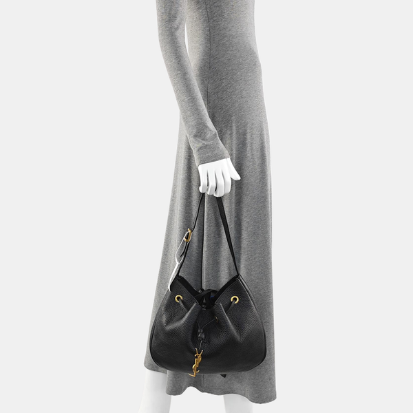 PARIS Small Leather Black