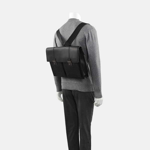 Calfskin Backpack Black
