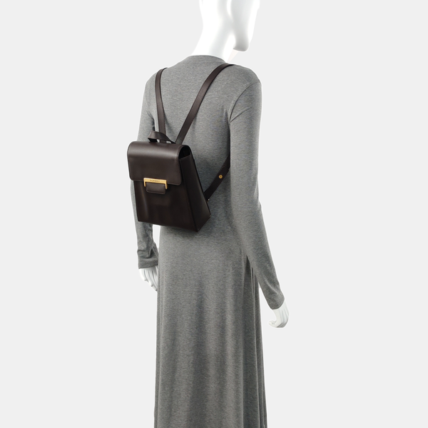Leather Backpack Brown