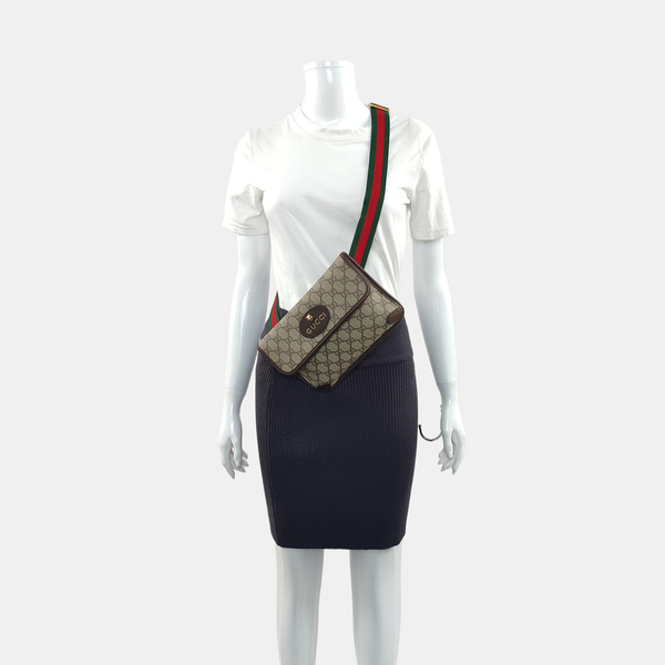 Neo Vintage Monogram Coated Canvas Beige