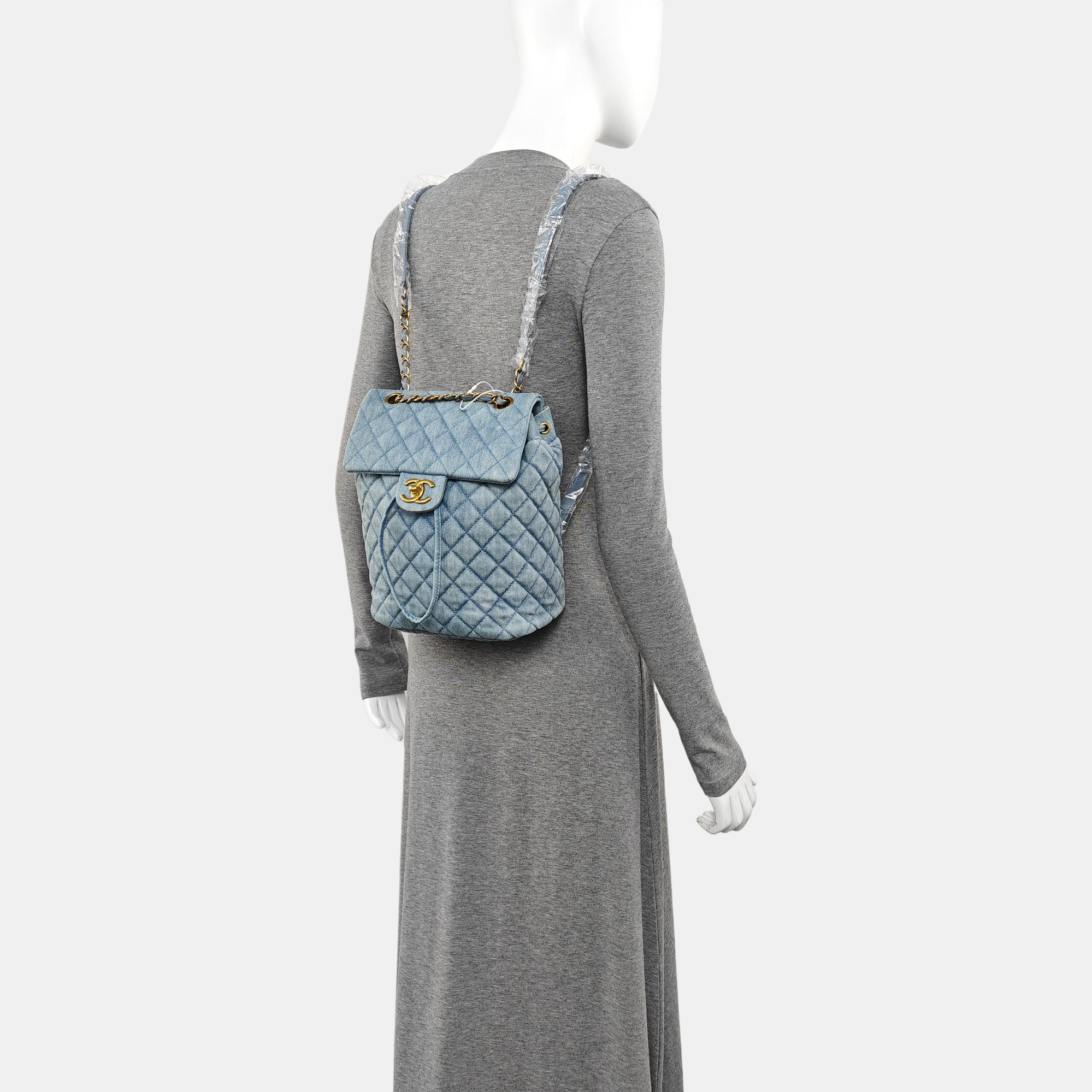 URBAN SPIRIT Small Quilted Canvas Blue