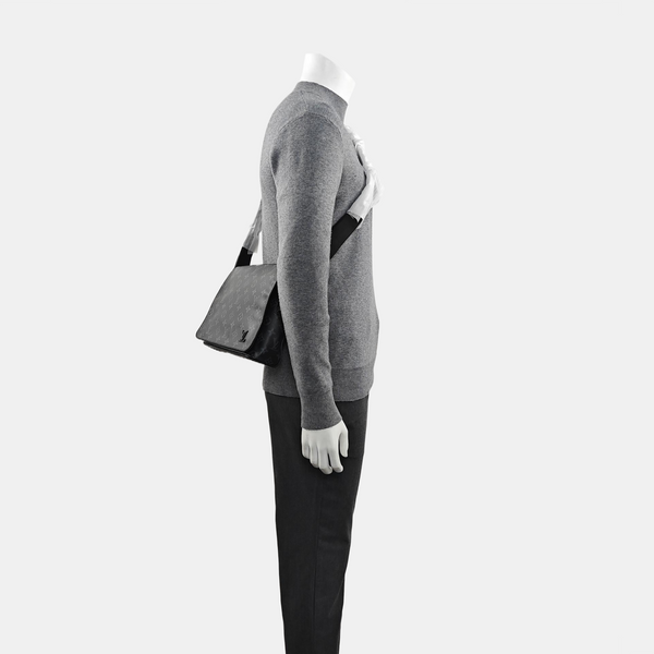 DISTRICT PM Monogram Coated Canvas Gray