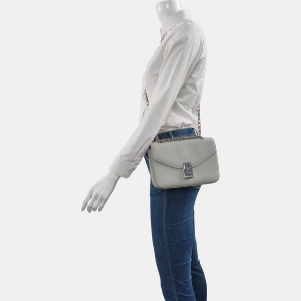 C Medium Calfskin Gray