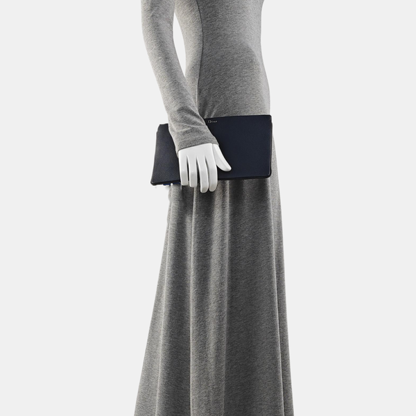 Calfskin Clutch Blue