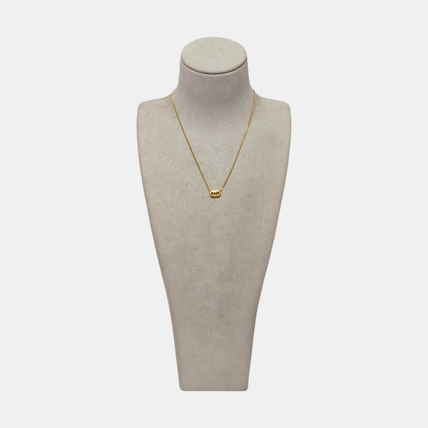 Petit CD Metal Gold Necklace