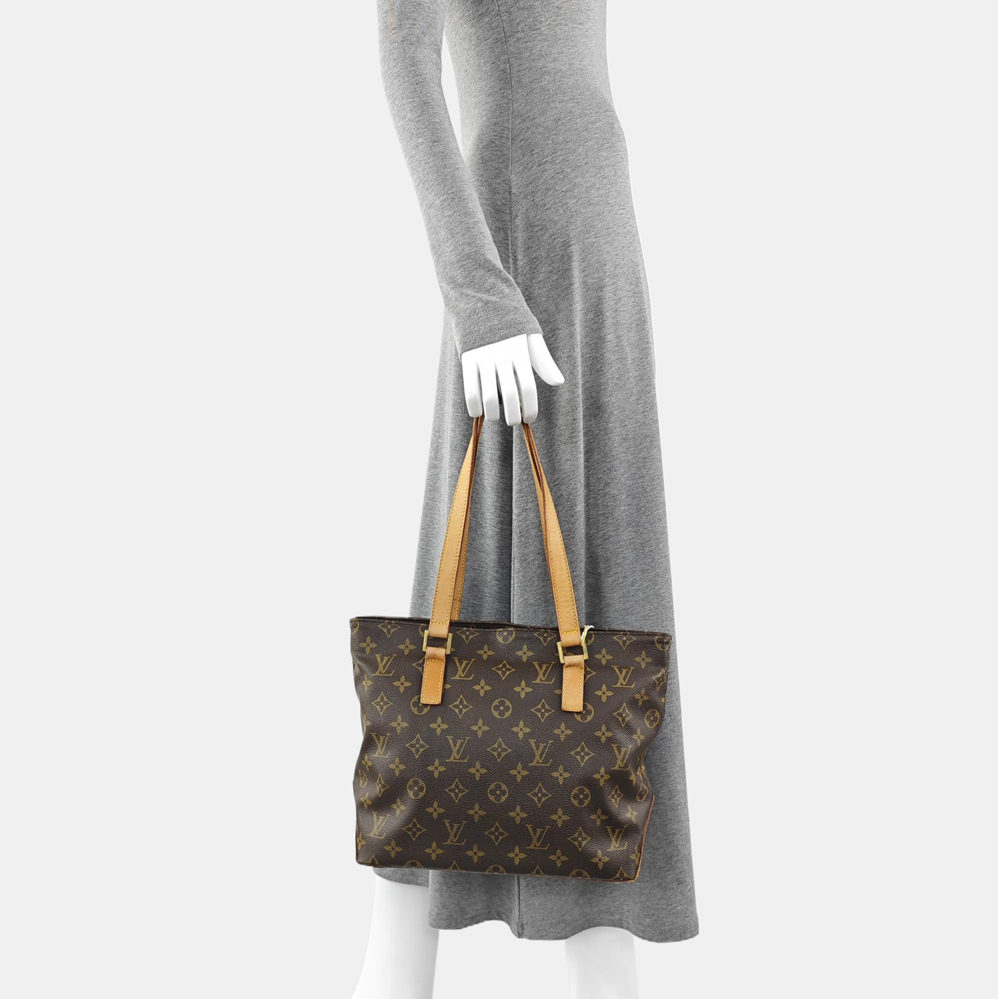 PIANO PM Monogram Coated Canvas Brown