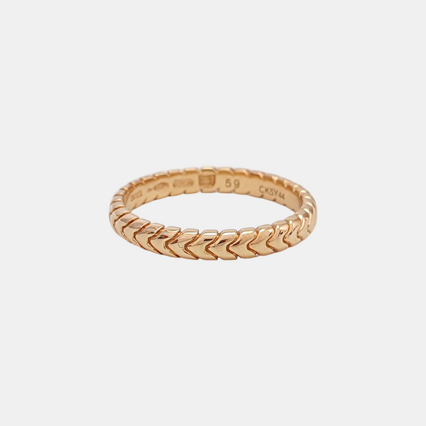 SPIGA 18k Rose Gold Ring EU 59