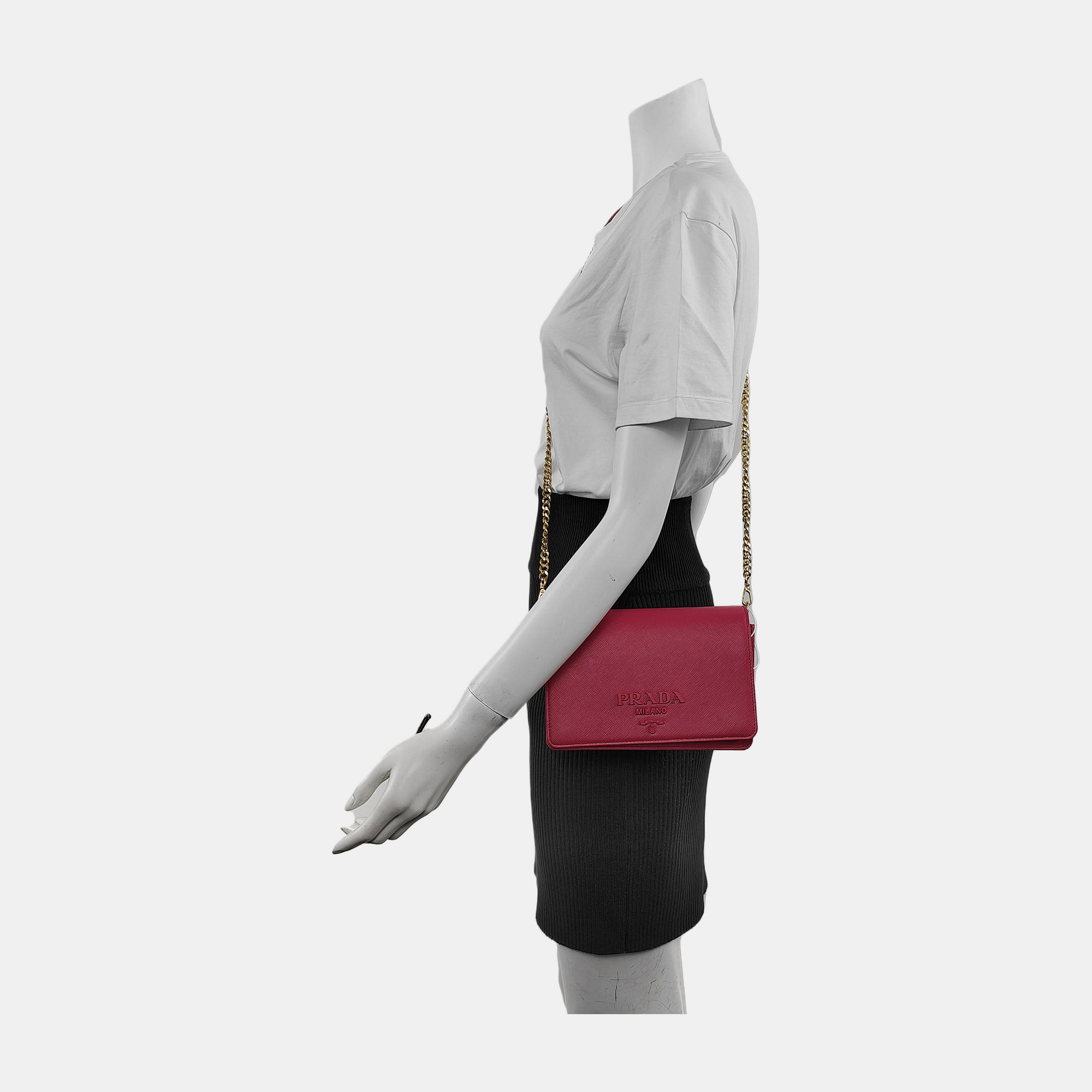 Saffiano Calfskin Red