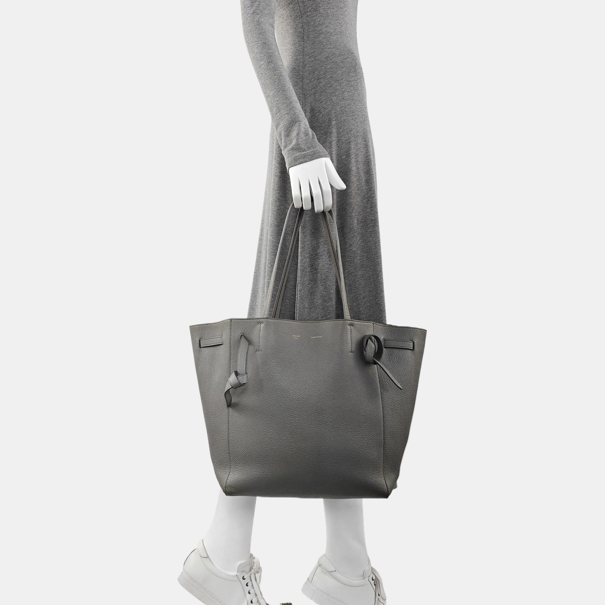 CABAS PHANTOM Small Calfskin Gray