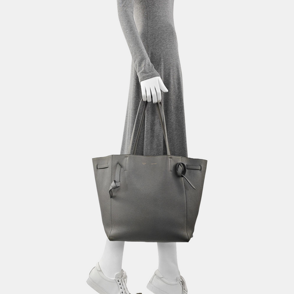 CABAS PHANTOM Small Calfskin Gray