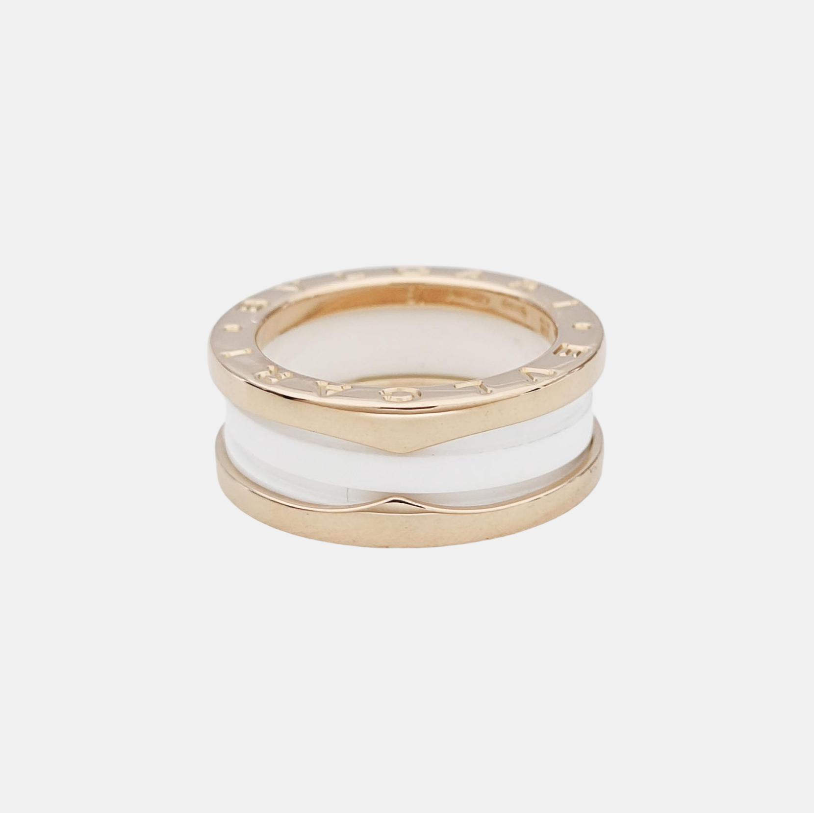 B.ZERO1 18k Rose Gold Ring EU 51