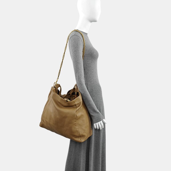 Bamboo 1947 Large Calfskin Brown