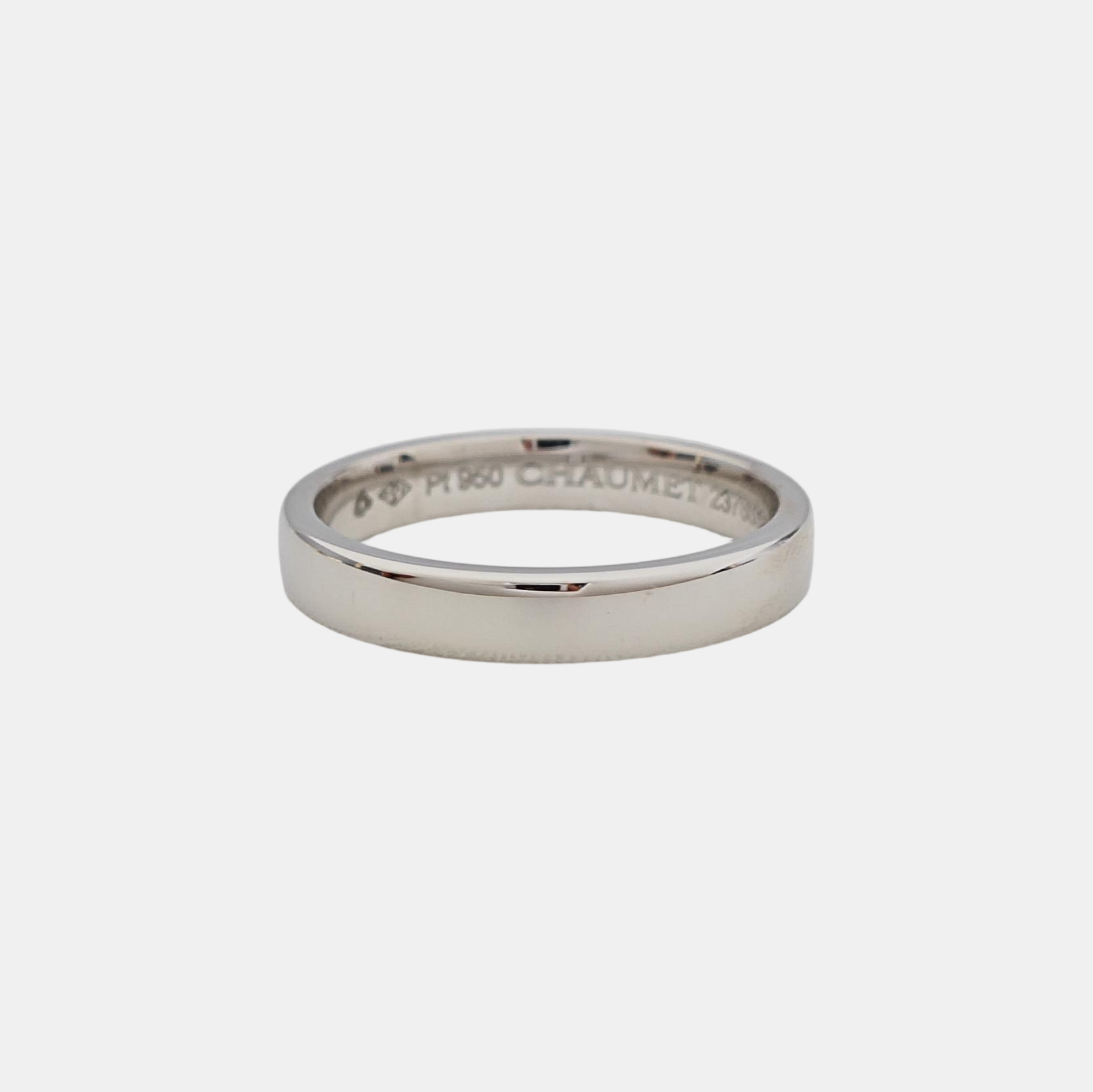 LES ÉTERNELLES Platinum 950 Silver Ring EU 56
