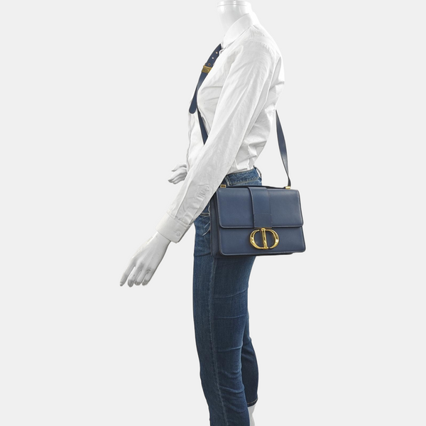 30 Montaigne Calfskin Blue