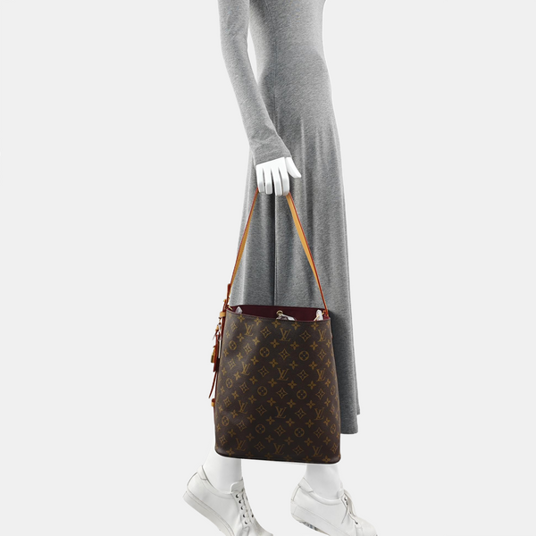ALL IN GM Monogram Coated Canvas Brown