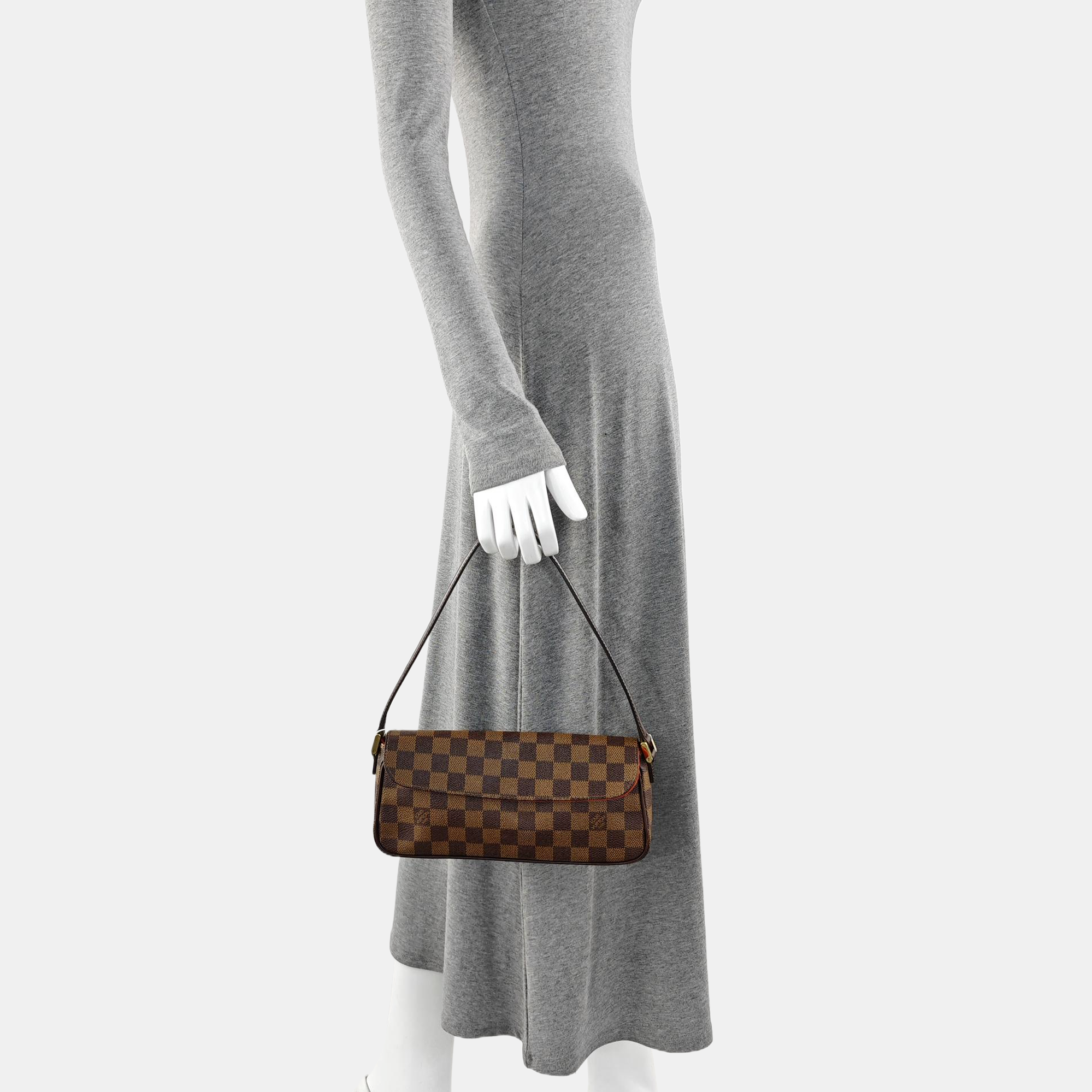 RECOLETA Damier Ebene Coated Canvas Brown