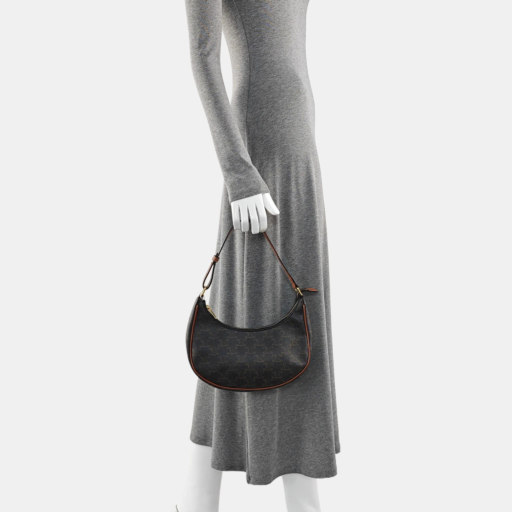AVA Small Coated Canvas Brown