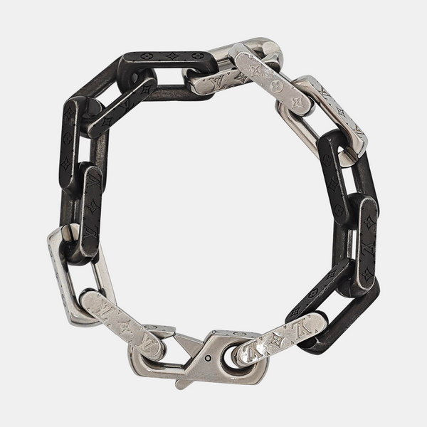 MONOGRAM CHAIN Metal Silver Bracelet